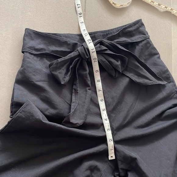 Kate Spade, black cropped culottes, bow front tie - Picture 7 of 14